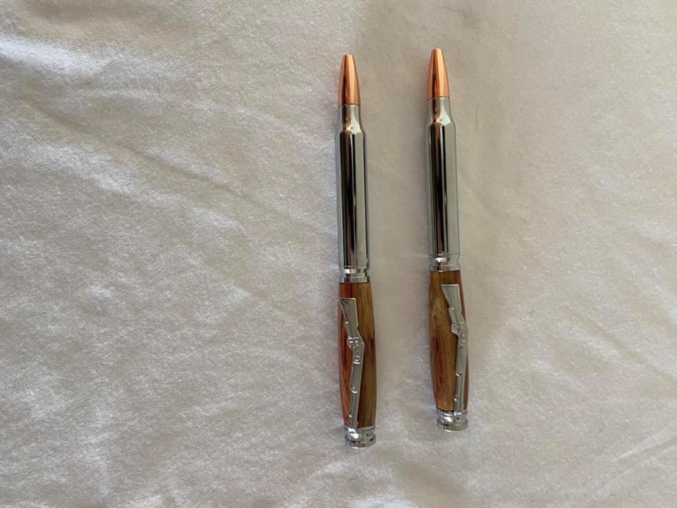 Unique .308 bullet pen made from real shell casings