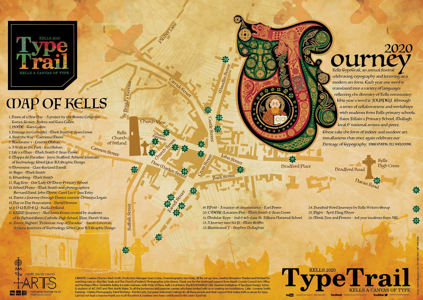 The map of this year's Type Trail in... - Meath Arts Group | Facebook