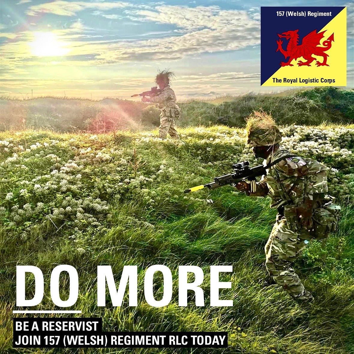 DO MORE with 157 (Welsh) Regiment RLC!... - 157 Regiment RLC | Facebook