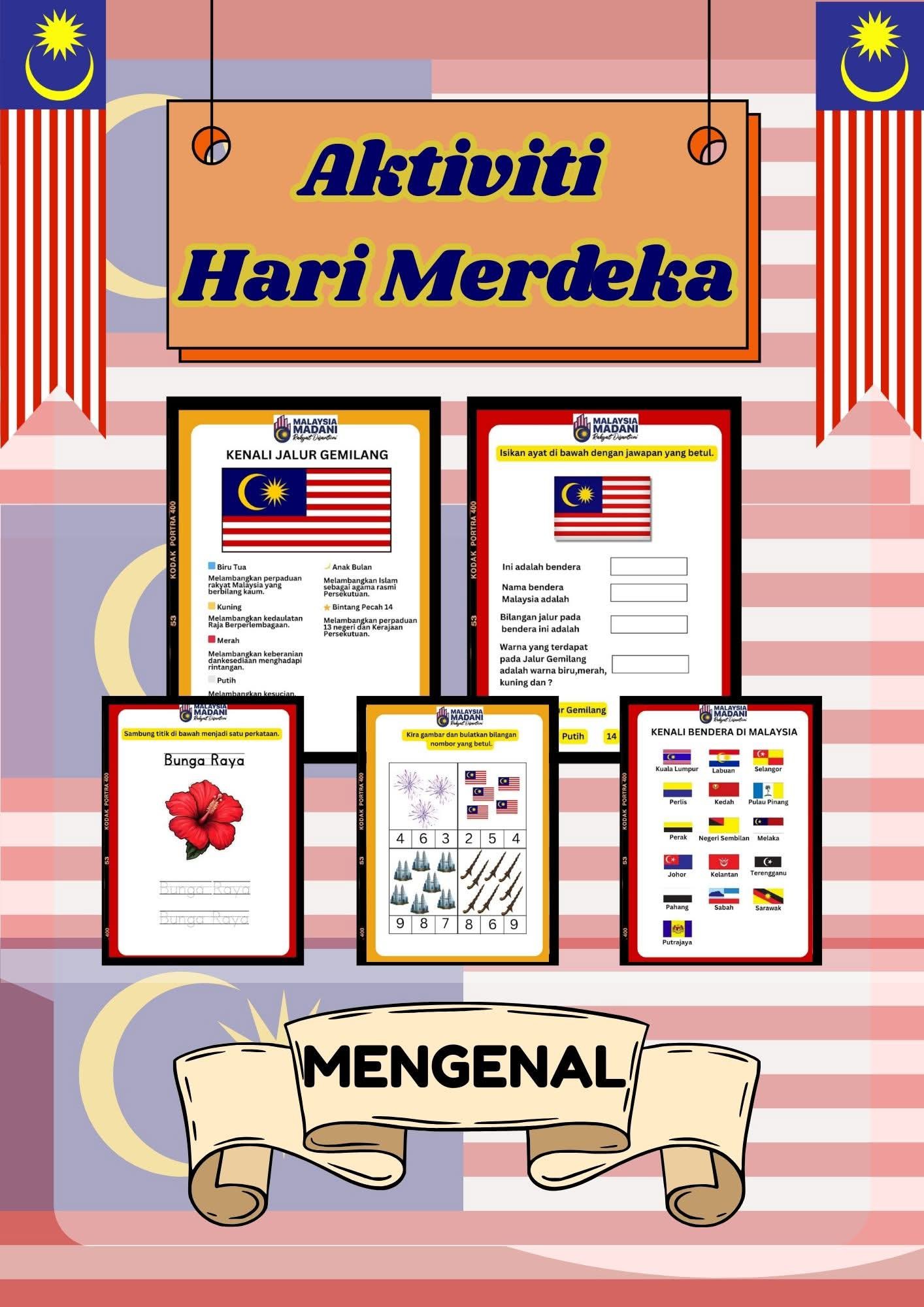 Cikgu Share Collection | 🥰 Bahan Aktiviti Patriotik Hari Merdeka | Facebook