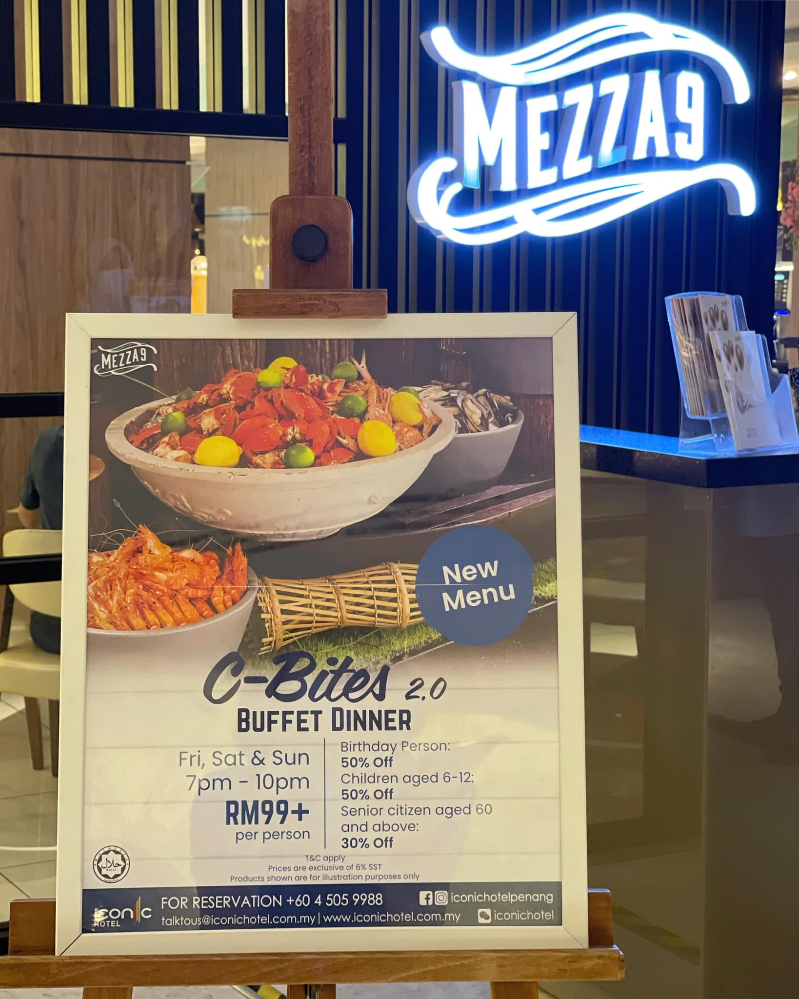 Iconic Hotel - October buffet dinner booking is now open