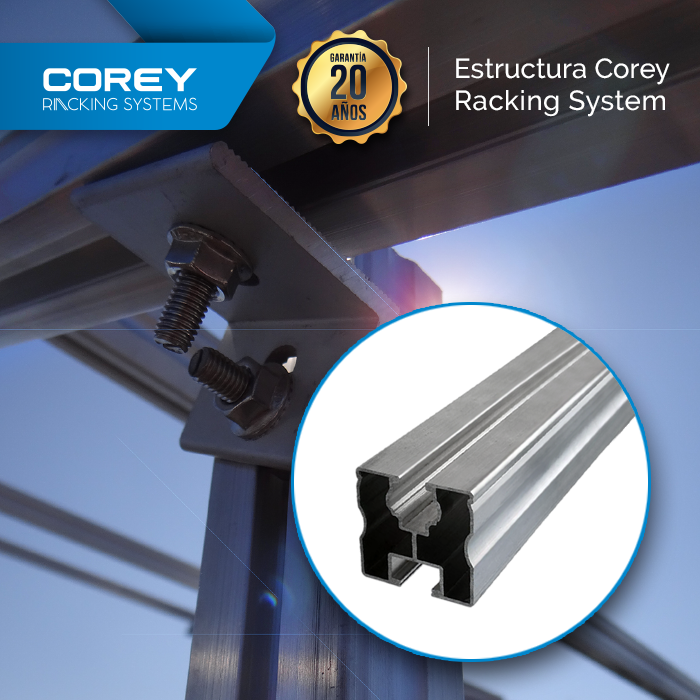 COREY SOLAR - Estructura Corey Racking System. Rieles de... | Facebook
