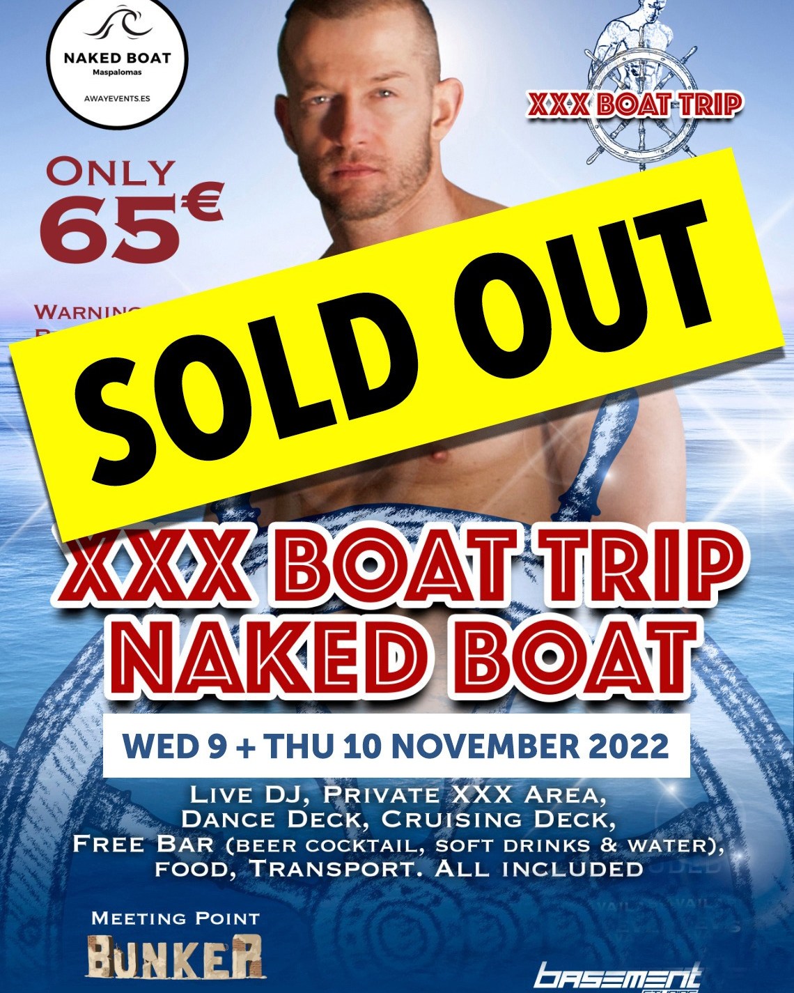 SOLD OUT‼️ ❤️ XXX BOAT TRIP  Winter Pride Maspalomas Facebook 