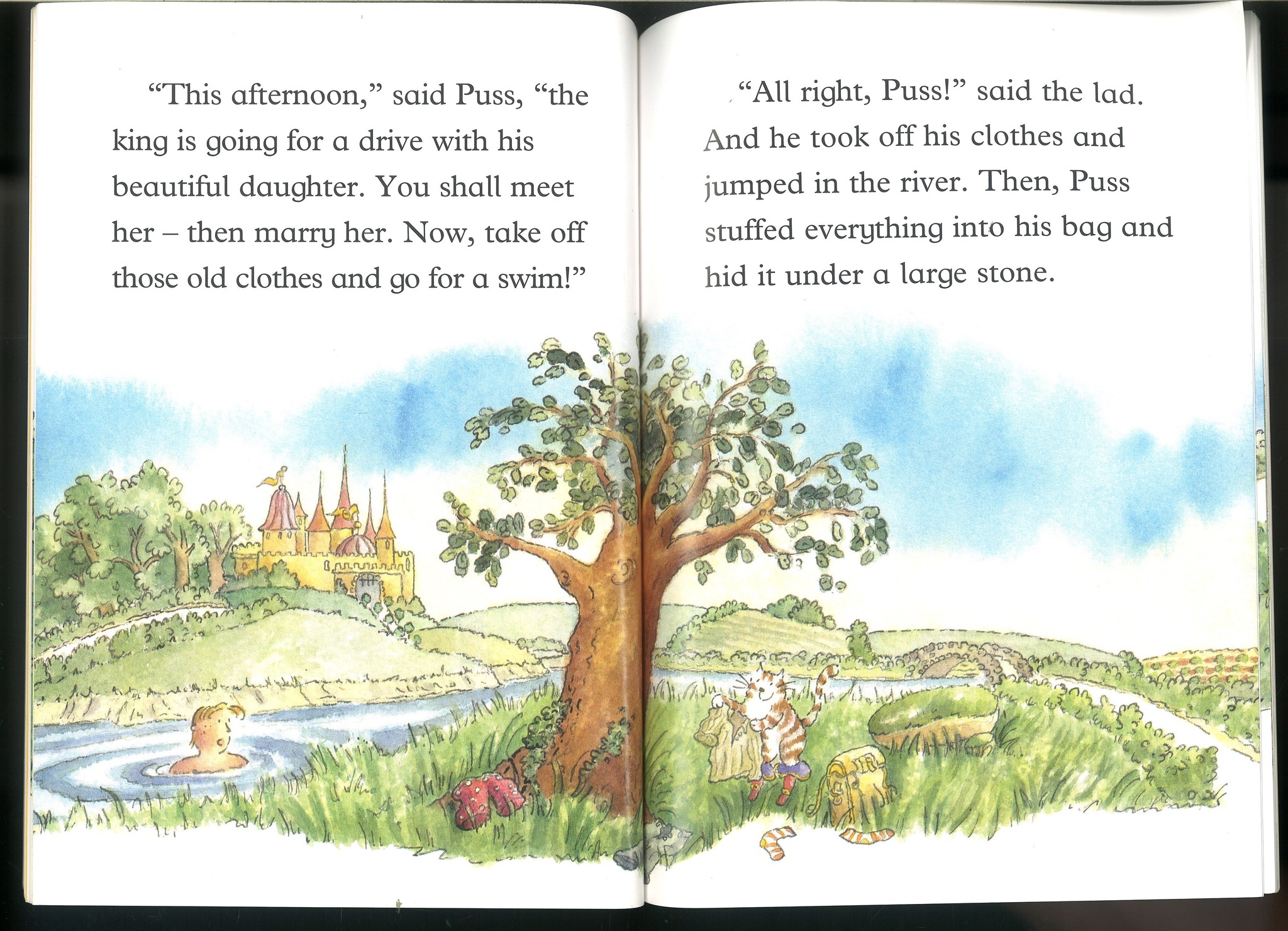 หัดอ่านปกอ่อน Puss in Boots- Puss in Boots wants the poor miller's son ...