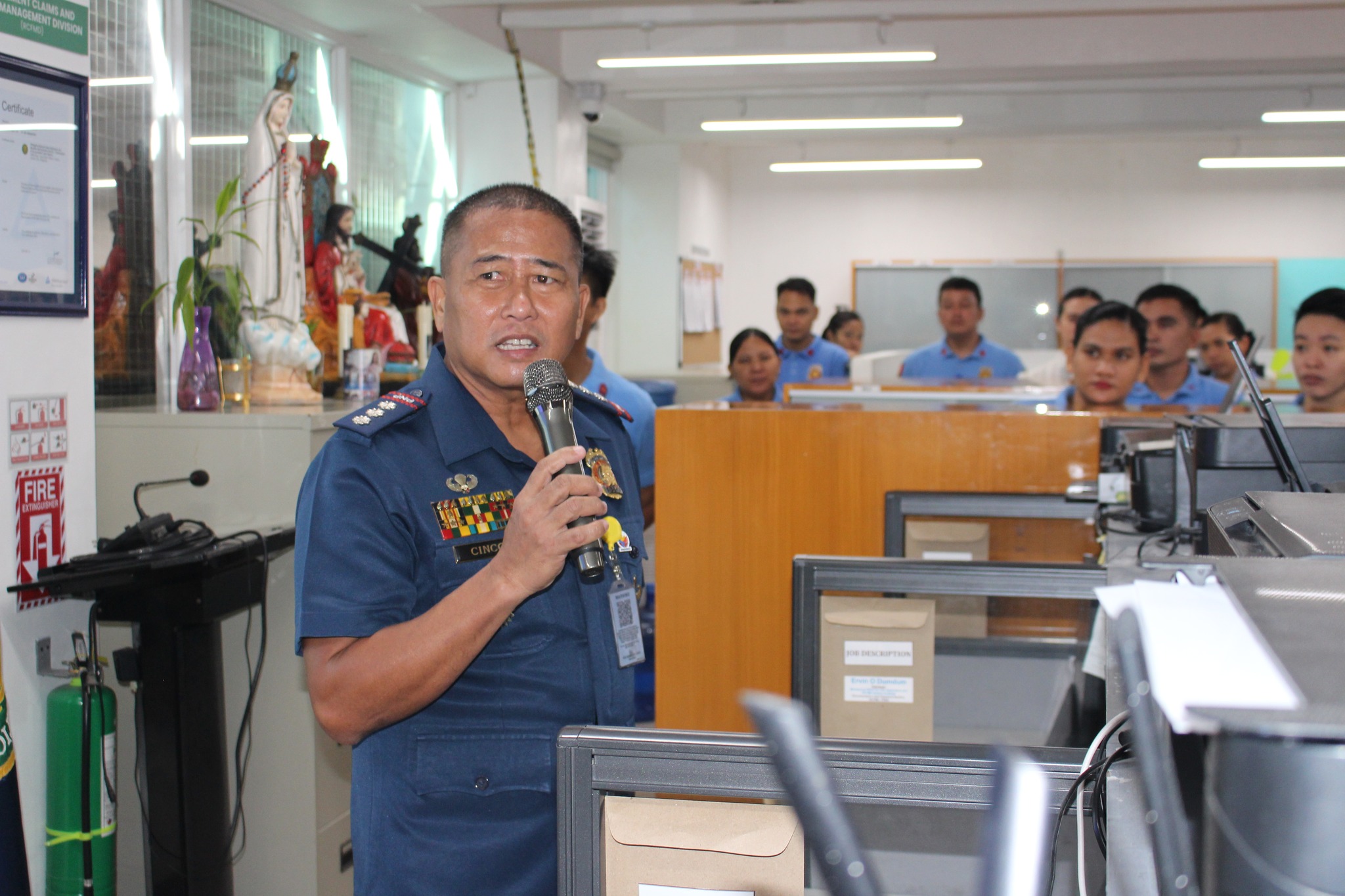This Service led by PBGEN DINDO R REYES, Director, PRBS has virtually ...