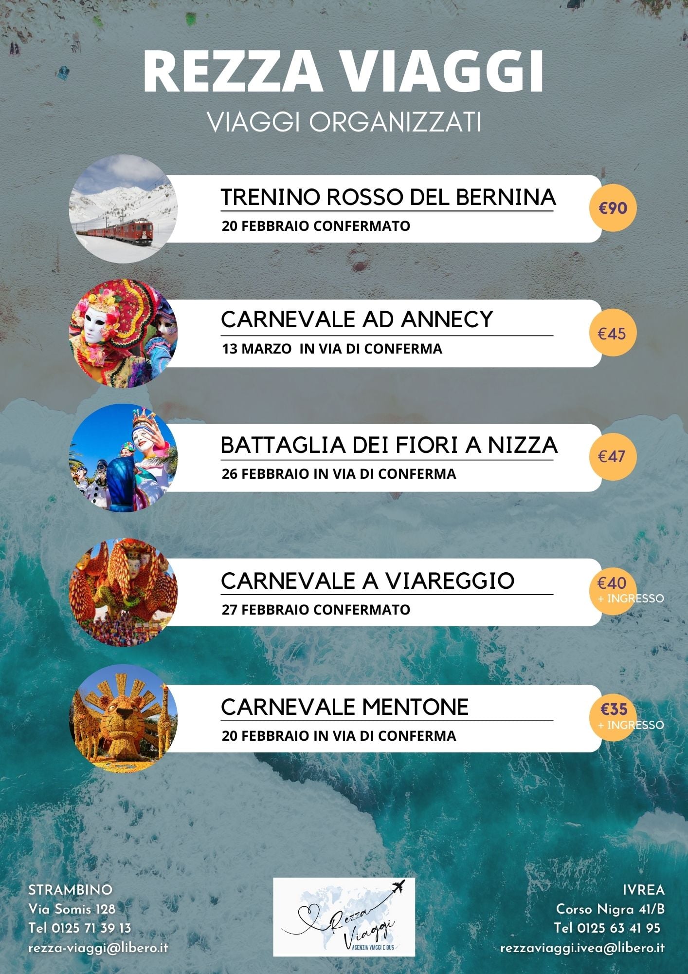 REZZA Viaggi - 🤩Programmi per i prossimi giorni? 🙂Ti diamo qualche idea ...