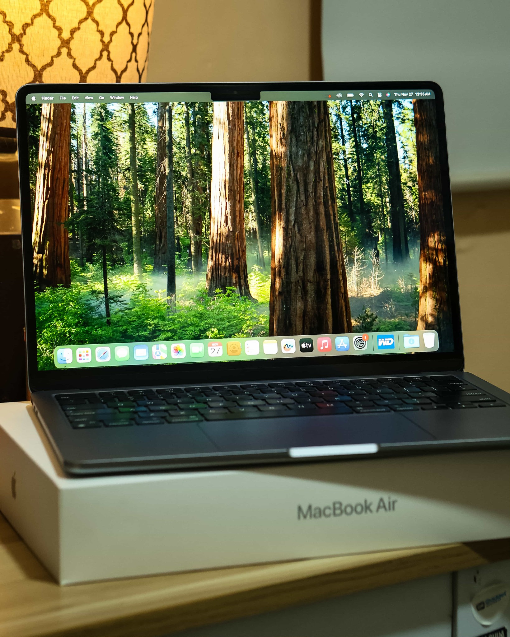 Macbook Air M2 Chip 13 inch Midnight 8GB RAM 256GB Memory 87 