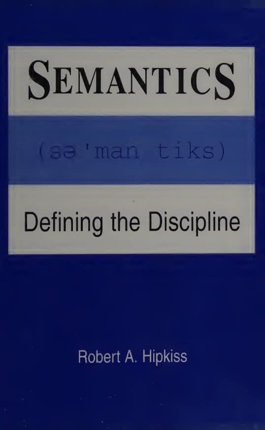 Semantics: Defining the Discipline | Facebook