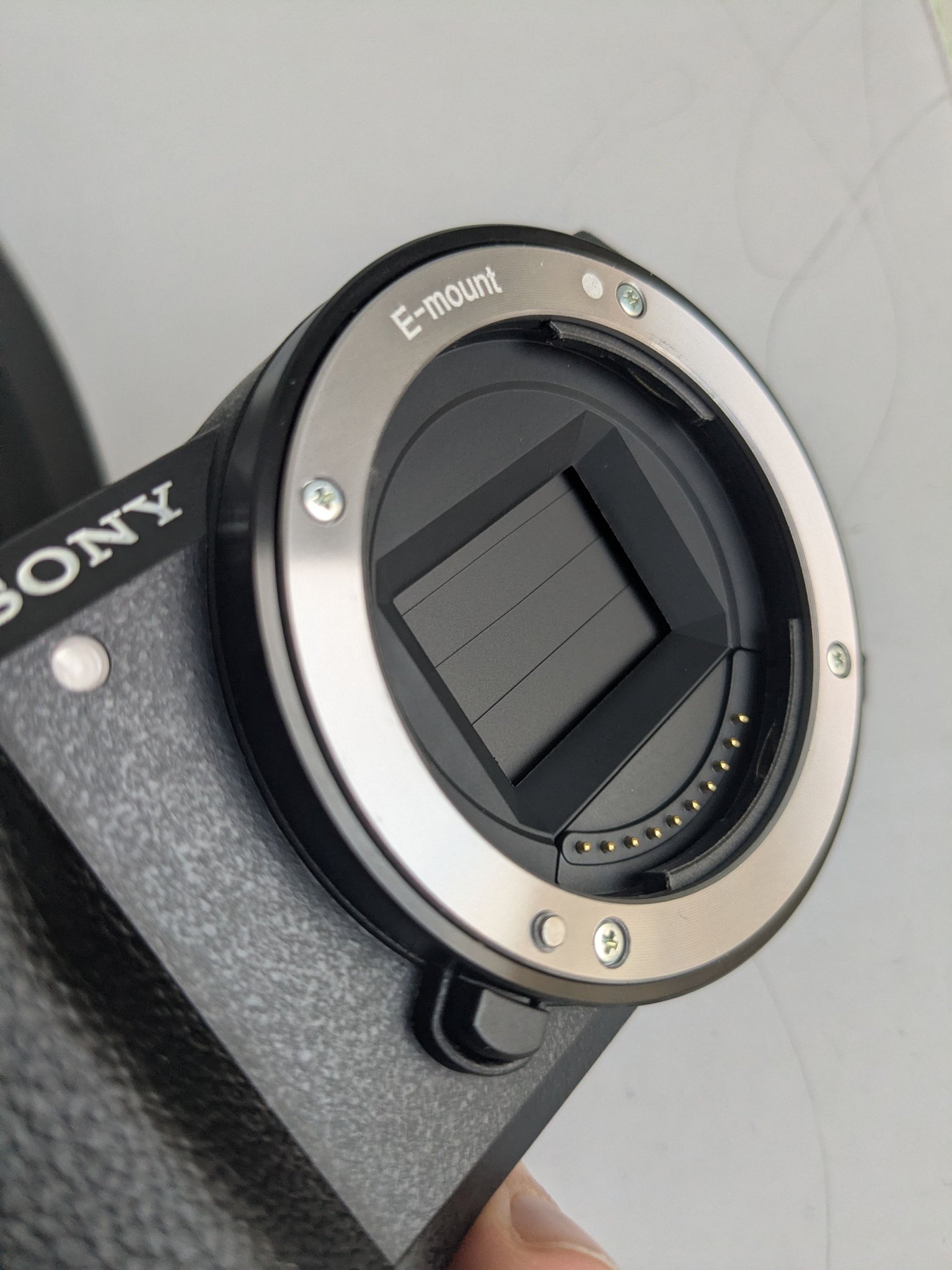 Sony a5000 camera restarts when taking photo
