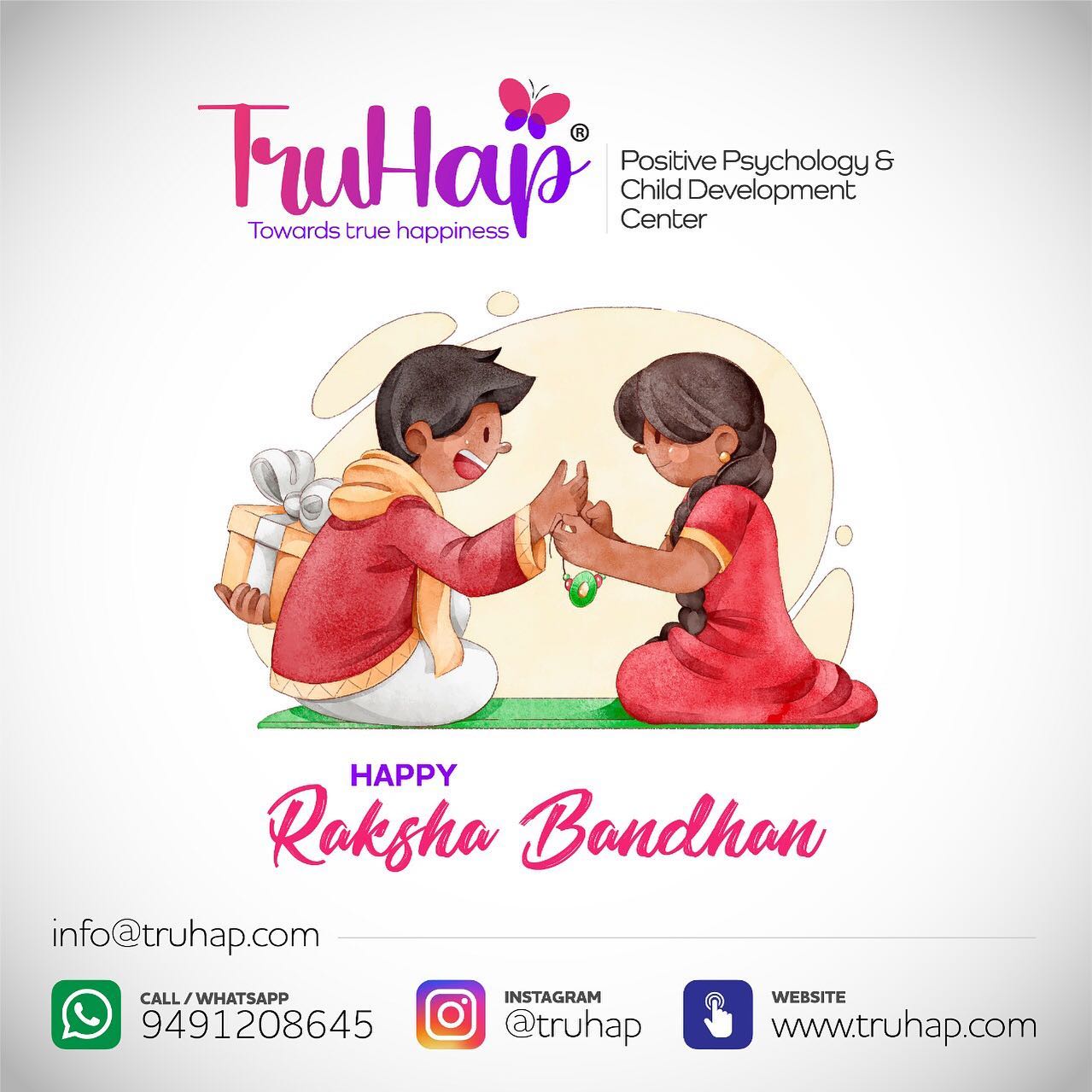 TruHap - Truhap wishes you a Happy Raksha Bandhan!!...