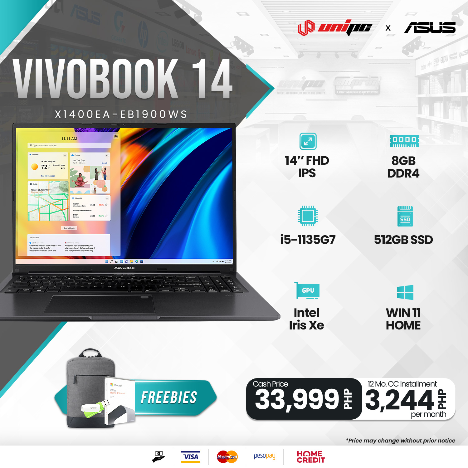 UniPC Cebu - New year, new office laptop? The ASUS...