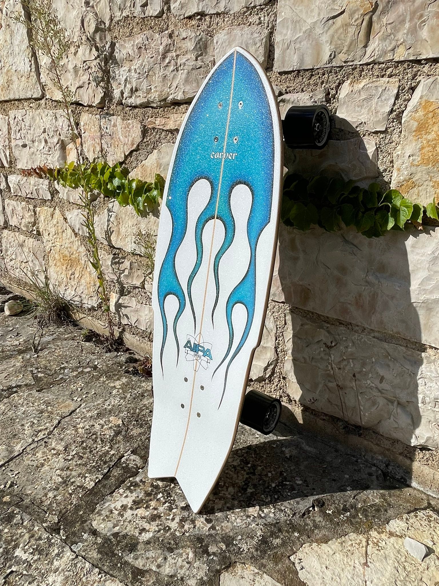 First board and first session on it 🏄‍♂️ Carver Aipa Sting on
