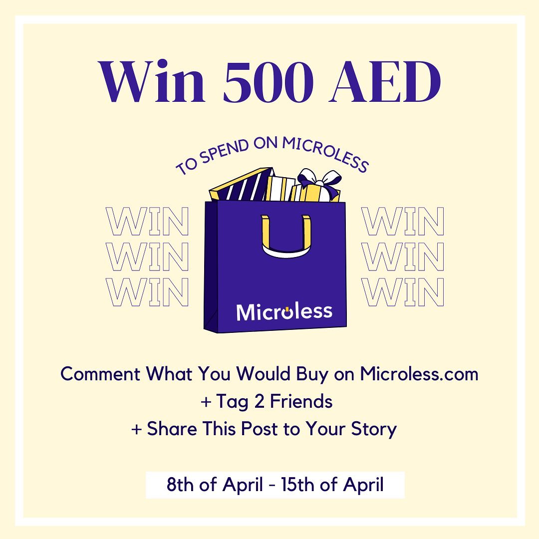 Microless - Attention - YOU can win 500 AED to spend at Microless right ...