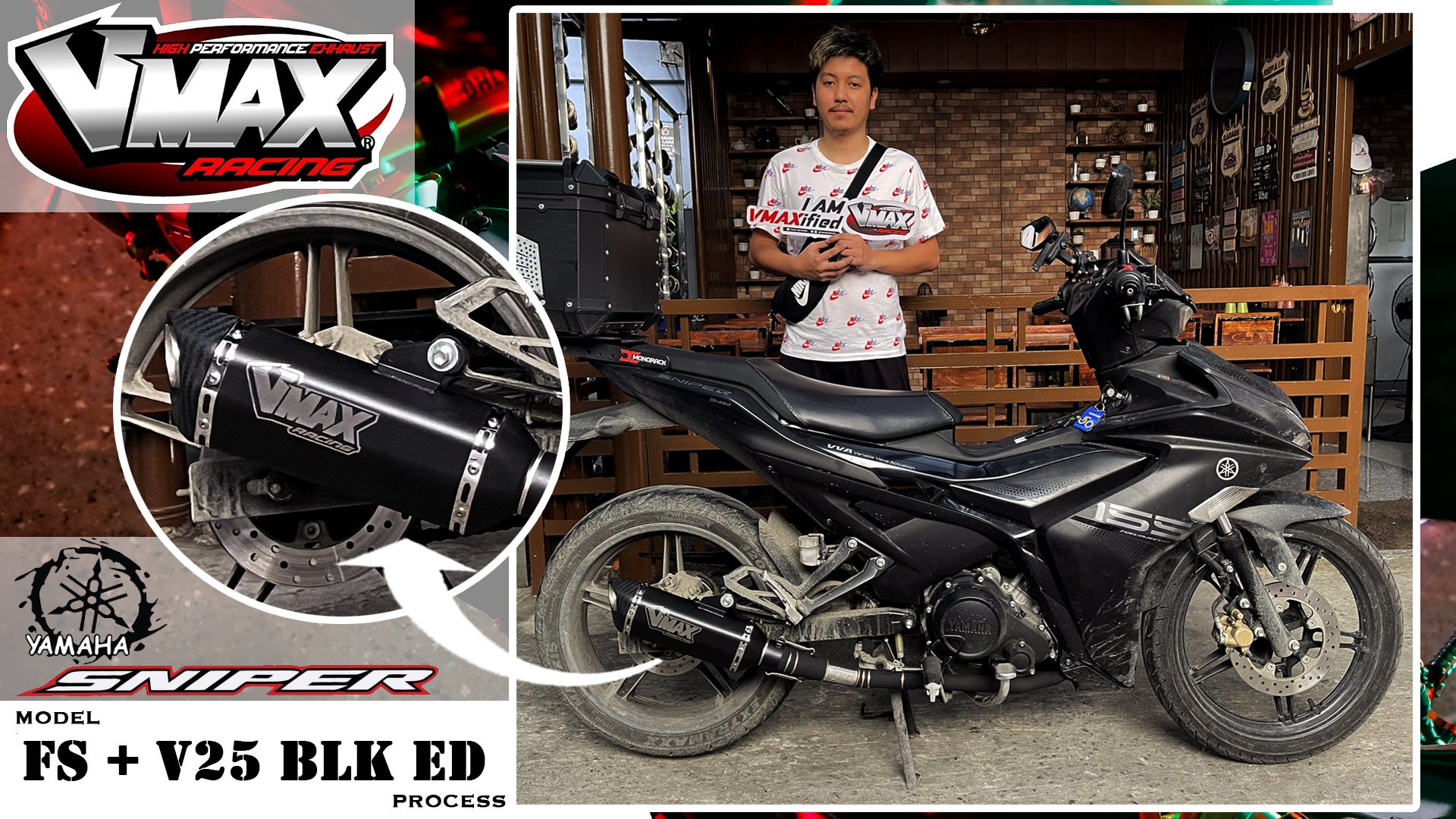 VMAX Racing - INSTALLED VMAX SNIPER FS + V25 blk ed!🔥... | Facebook