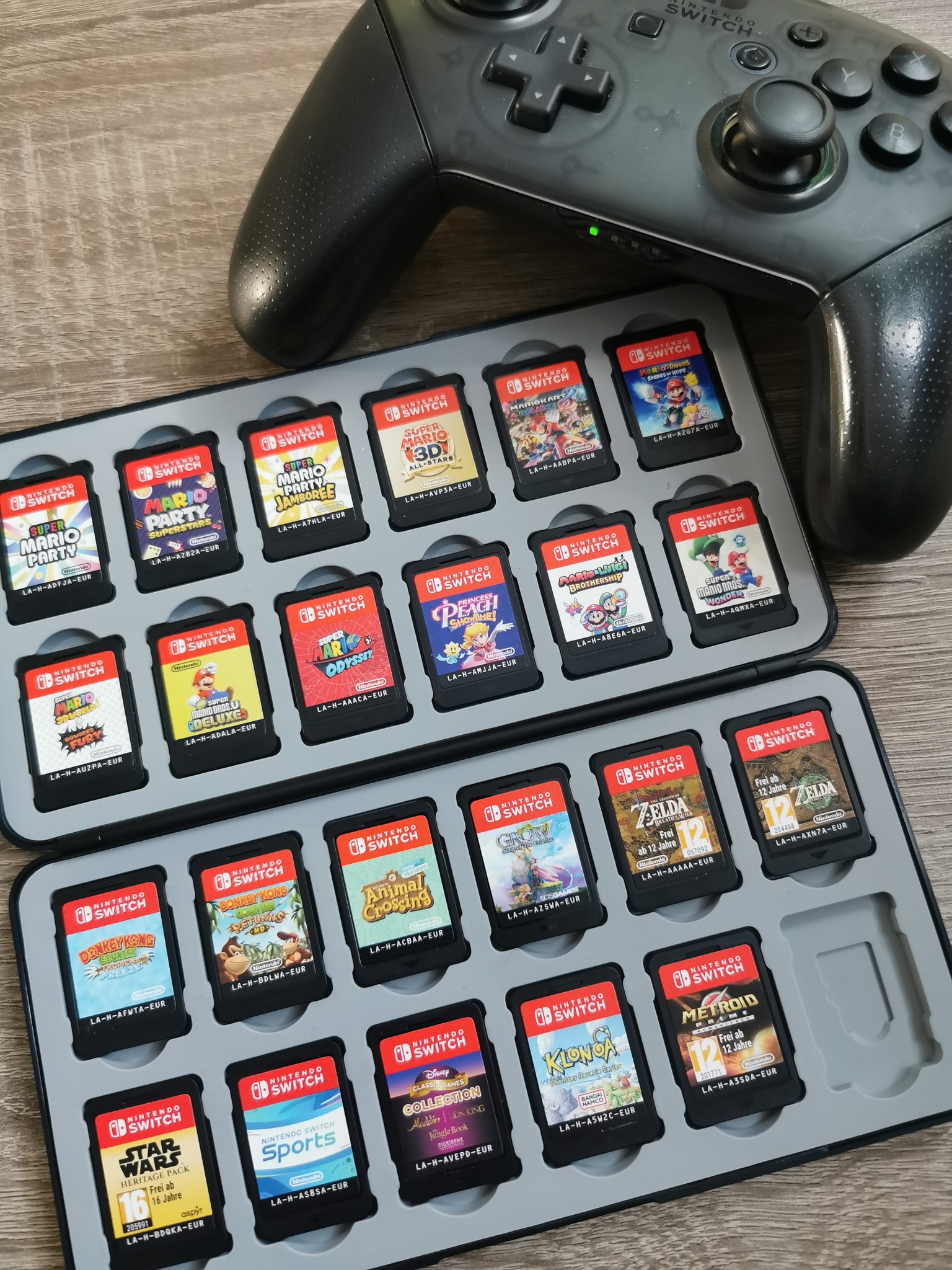 Nintendo Switch game collection