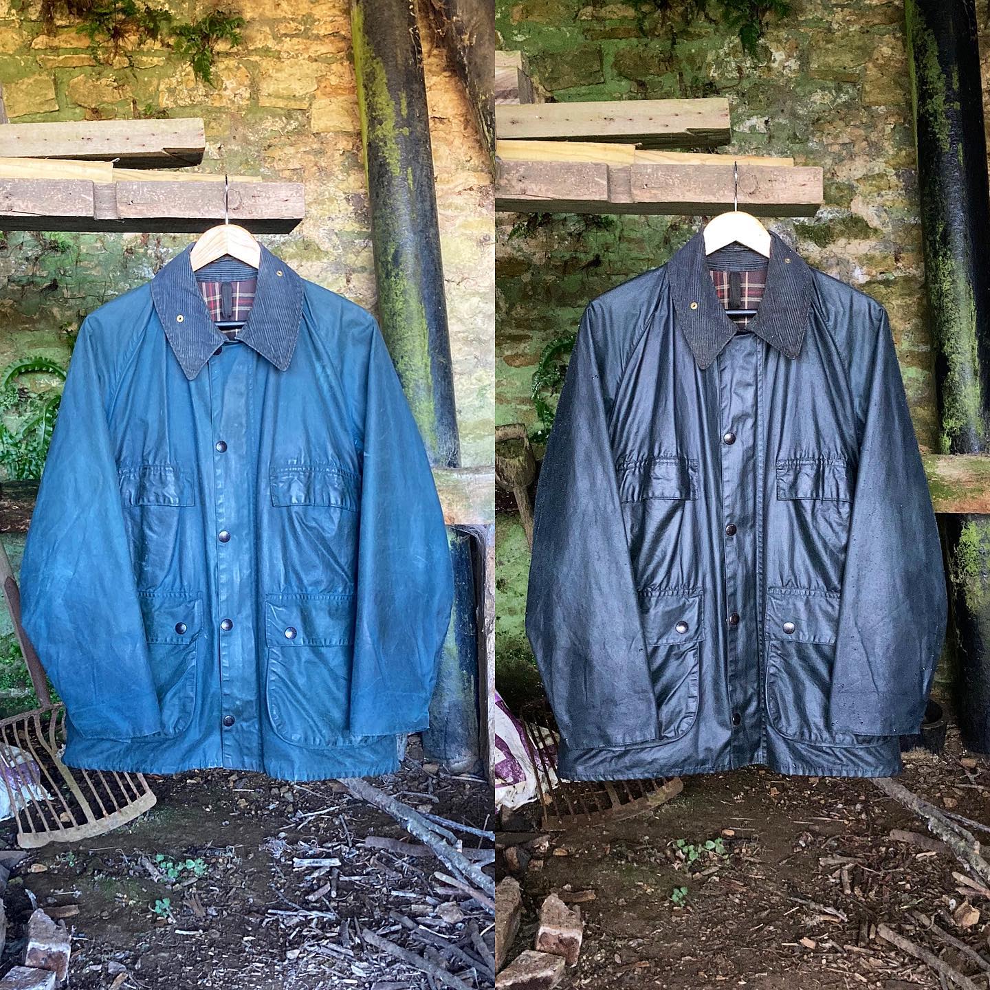 The Traditional - This Barbour Bedale (with chest pockets) in Navy 