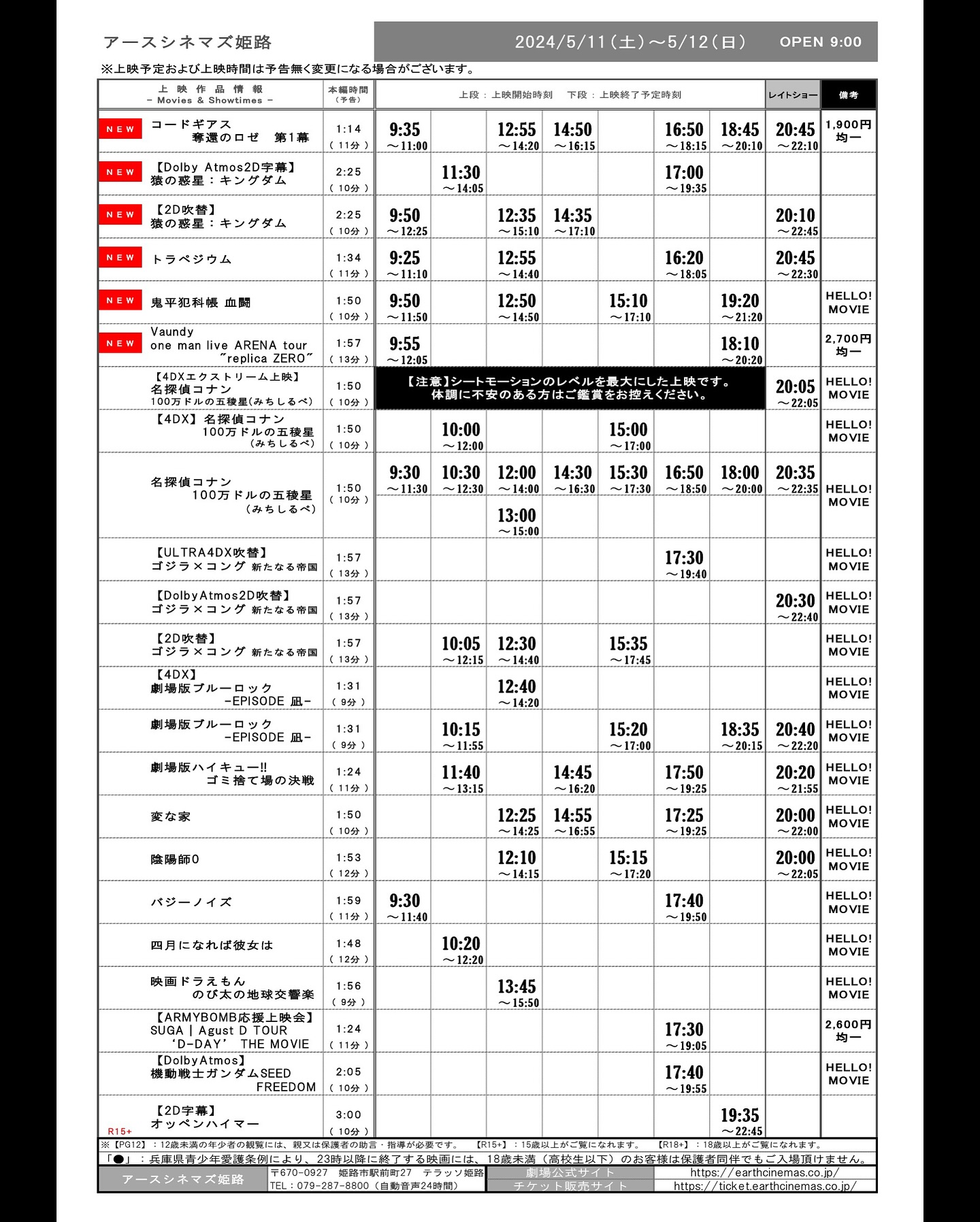 活動歴および当時の関連ビジュアル記録