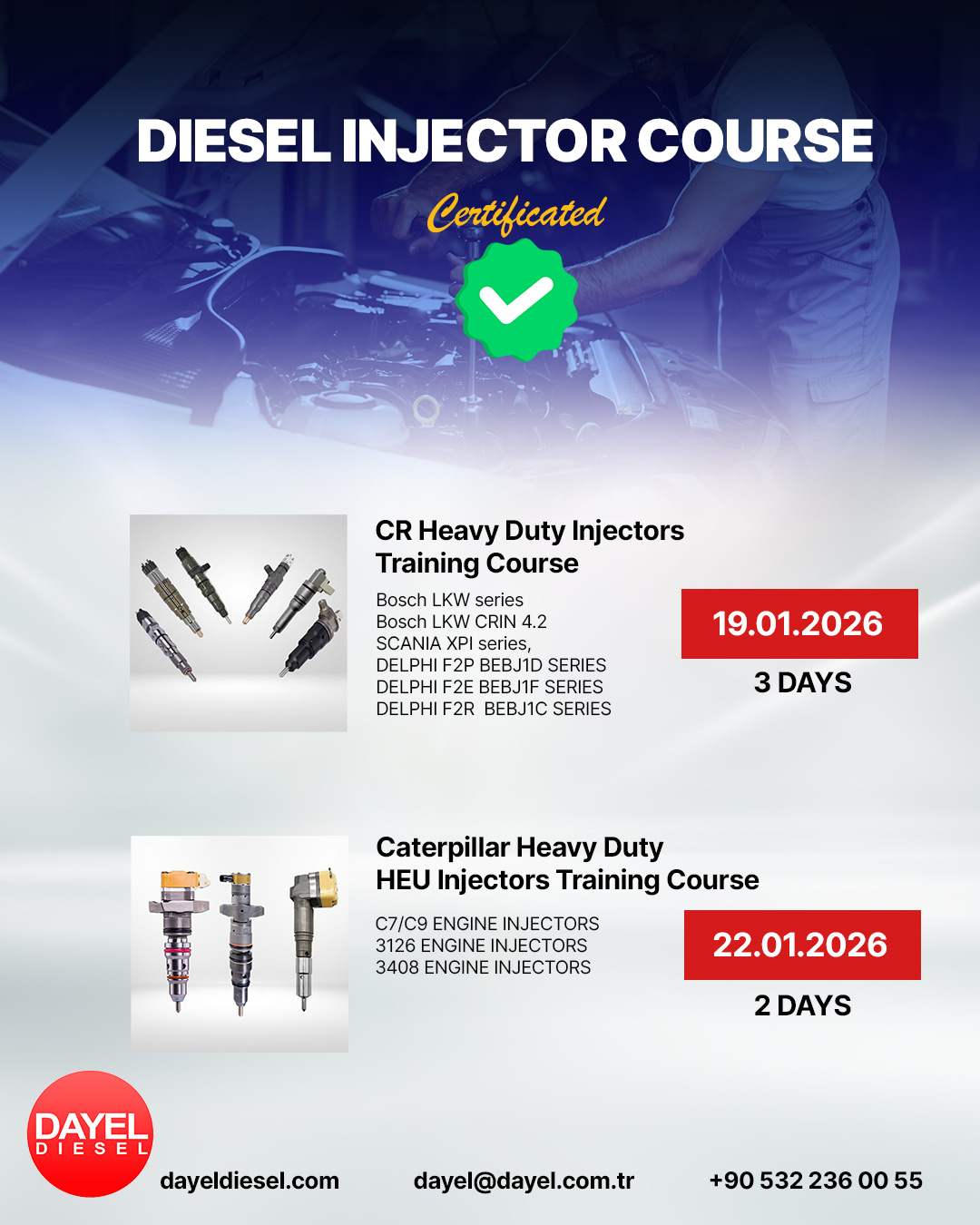 Dayel Diesel - Diesel inejctor training course! Register... | Facebook