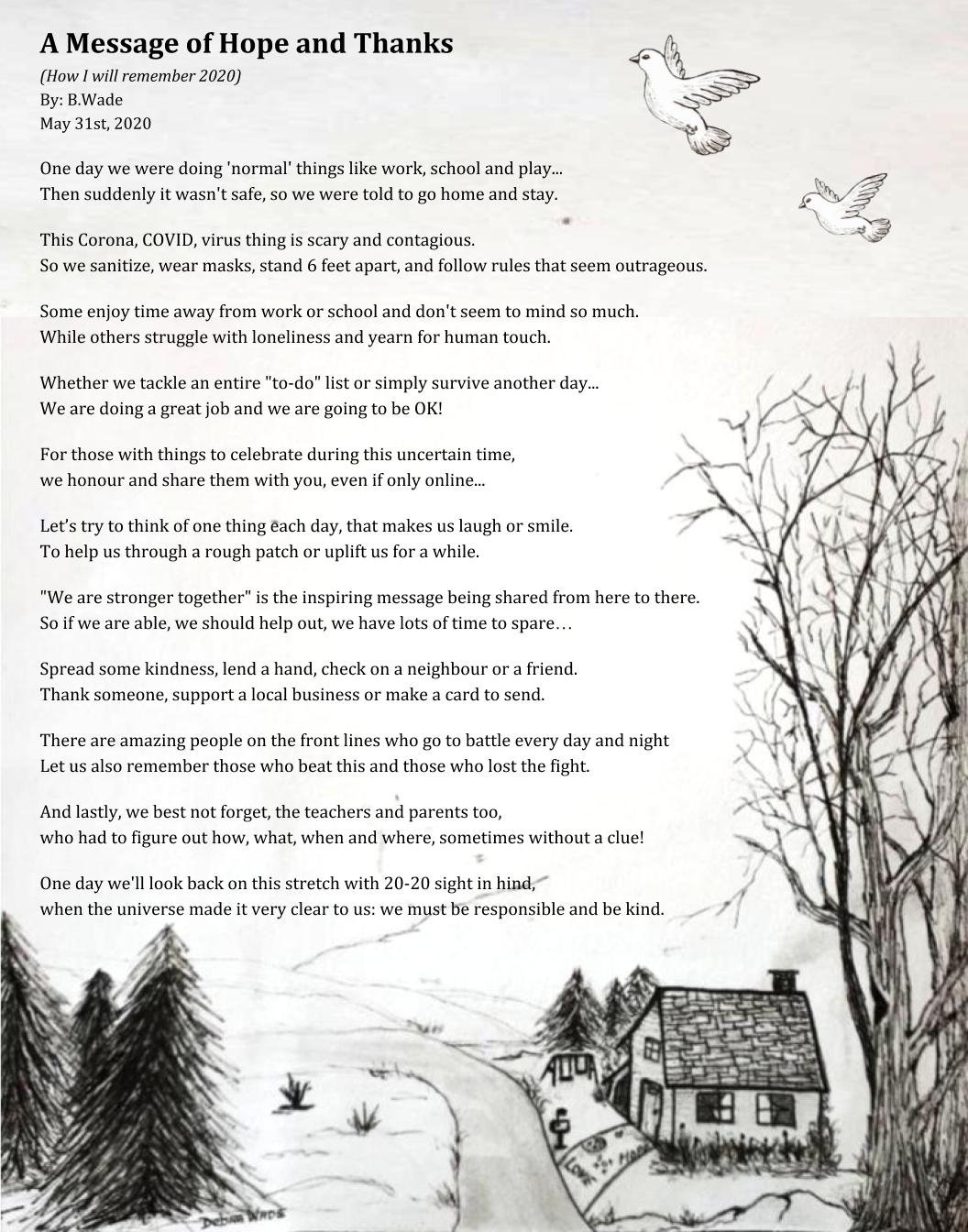 City of Cambridge - Here’s a heartwarming poem we received from a # ...