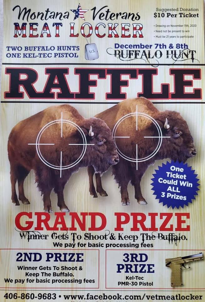 ** WIN 2 BUFFALO HUNTS and a... - MT Veteran's Meat Locker | Facebook