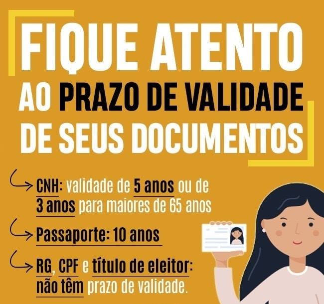 📍VALIDADE DO SEUS DOCUMENTOS Fique... - Morro da Mandioca | Facebook