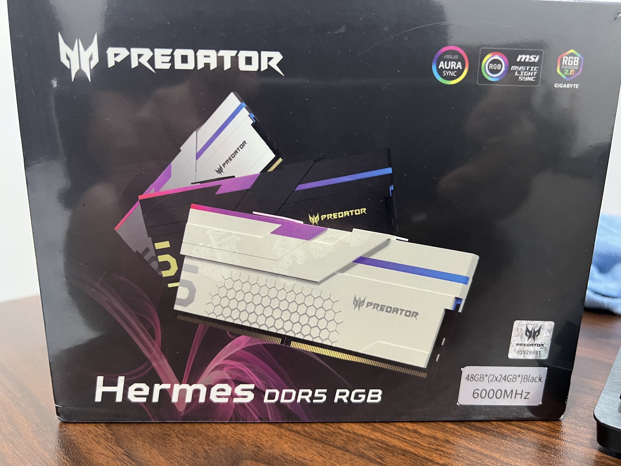 Acer predator hermes rgb ddr5 48gb ram test