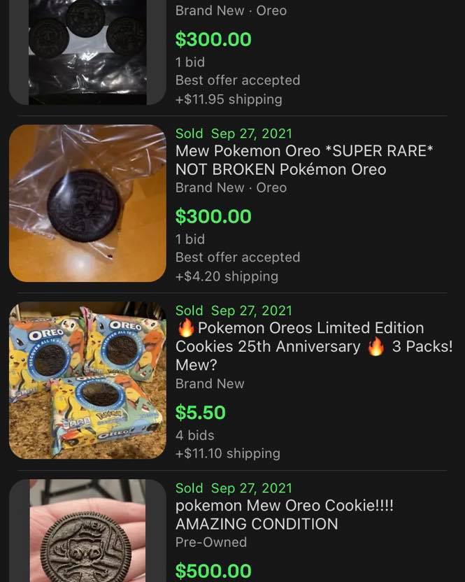 pokemon oreo card price Vanilla 119.6g - 24 Pack Oreo, Gotta Catch 'em All!