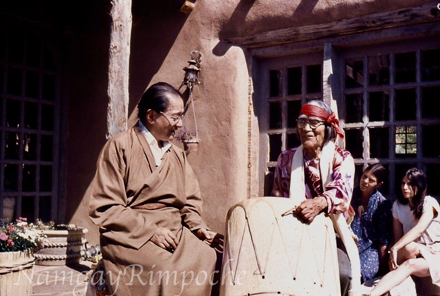 Dudjom Tersar Historical Photos~ H.H. Kabjey Dudjom Rinpoche with Chief ...