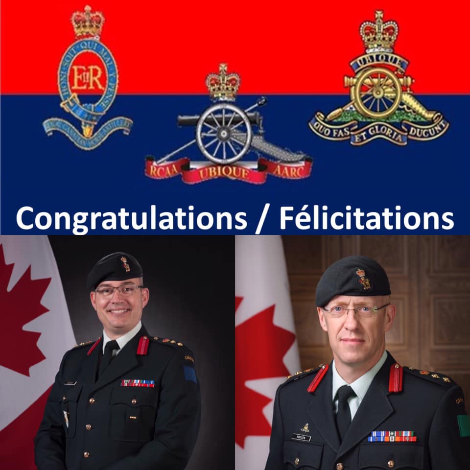 Congratulations to Col Boucher for his dedication as Regimental Colonel ...