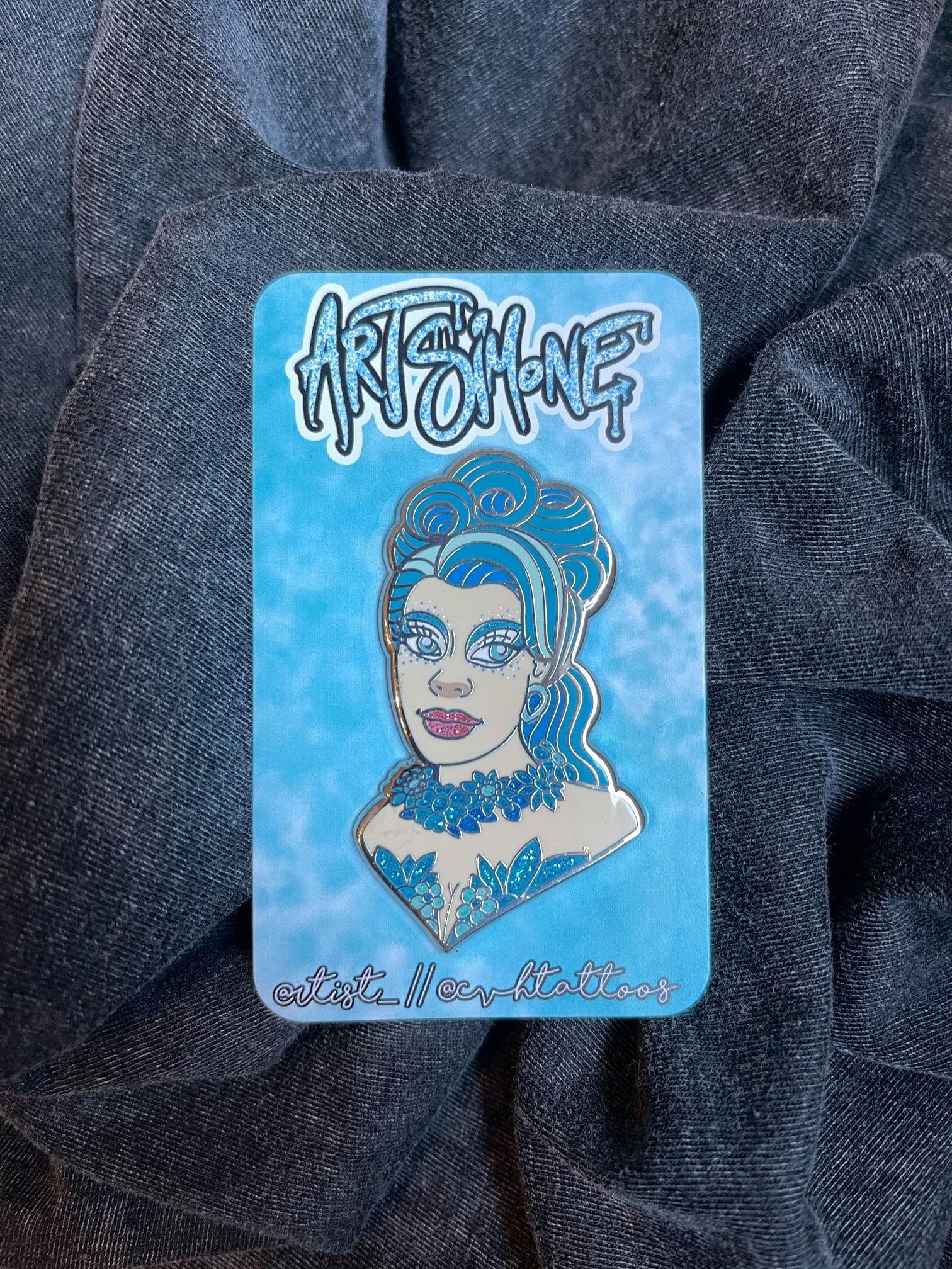 Art Simone - I've just released a brand new enamel pin...