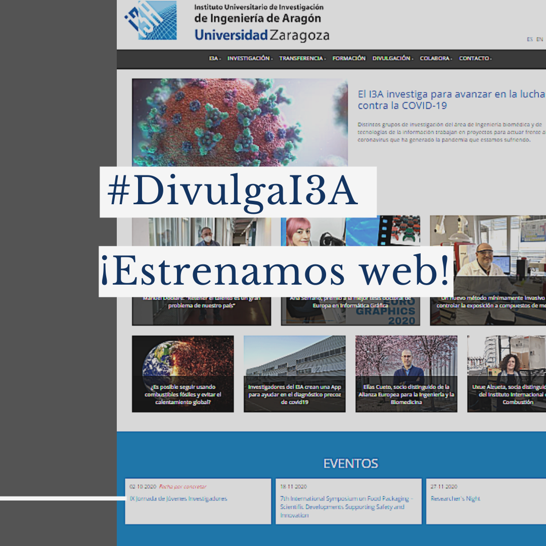 I3A - Universidad de Zaragoza - 🆕Tenemos nueva web, tocaba renovarse y ...