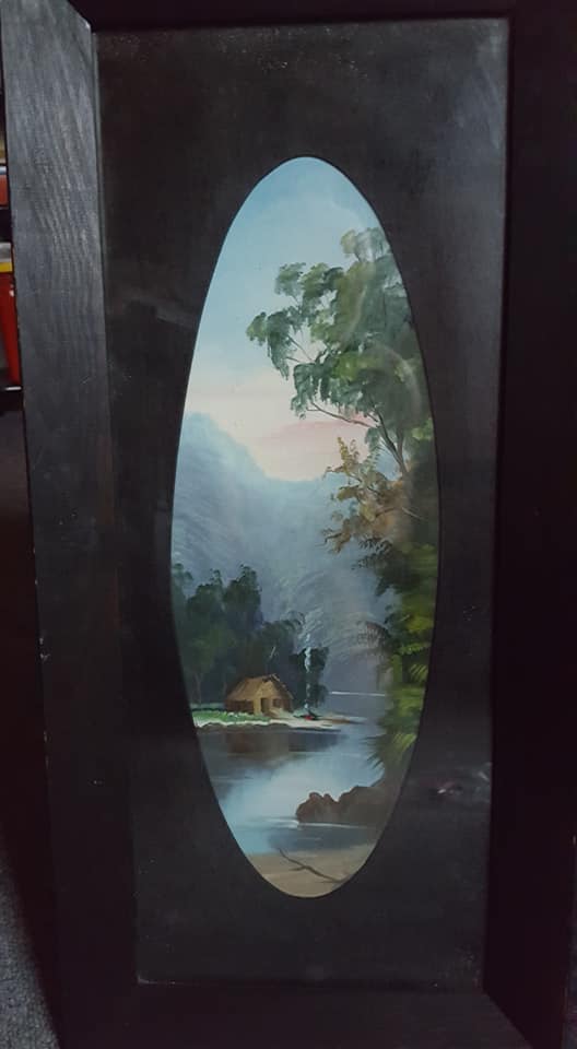 Early New Zealand Artist De Ritz Paintings