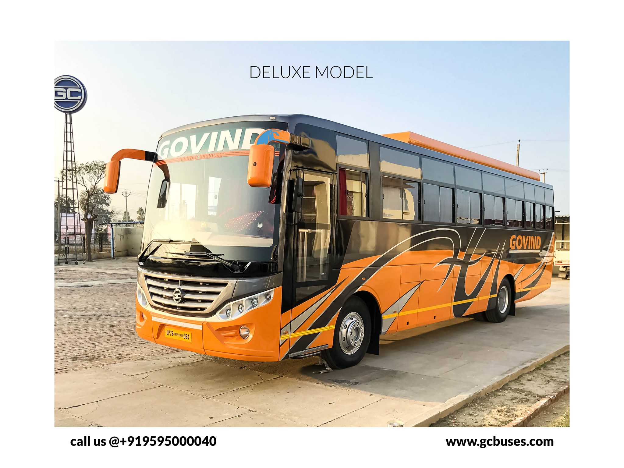 Our Deluxe bus model...! ☛ FRP... - Gobind Coach Builders