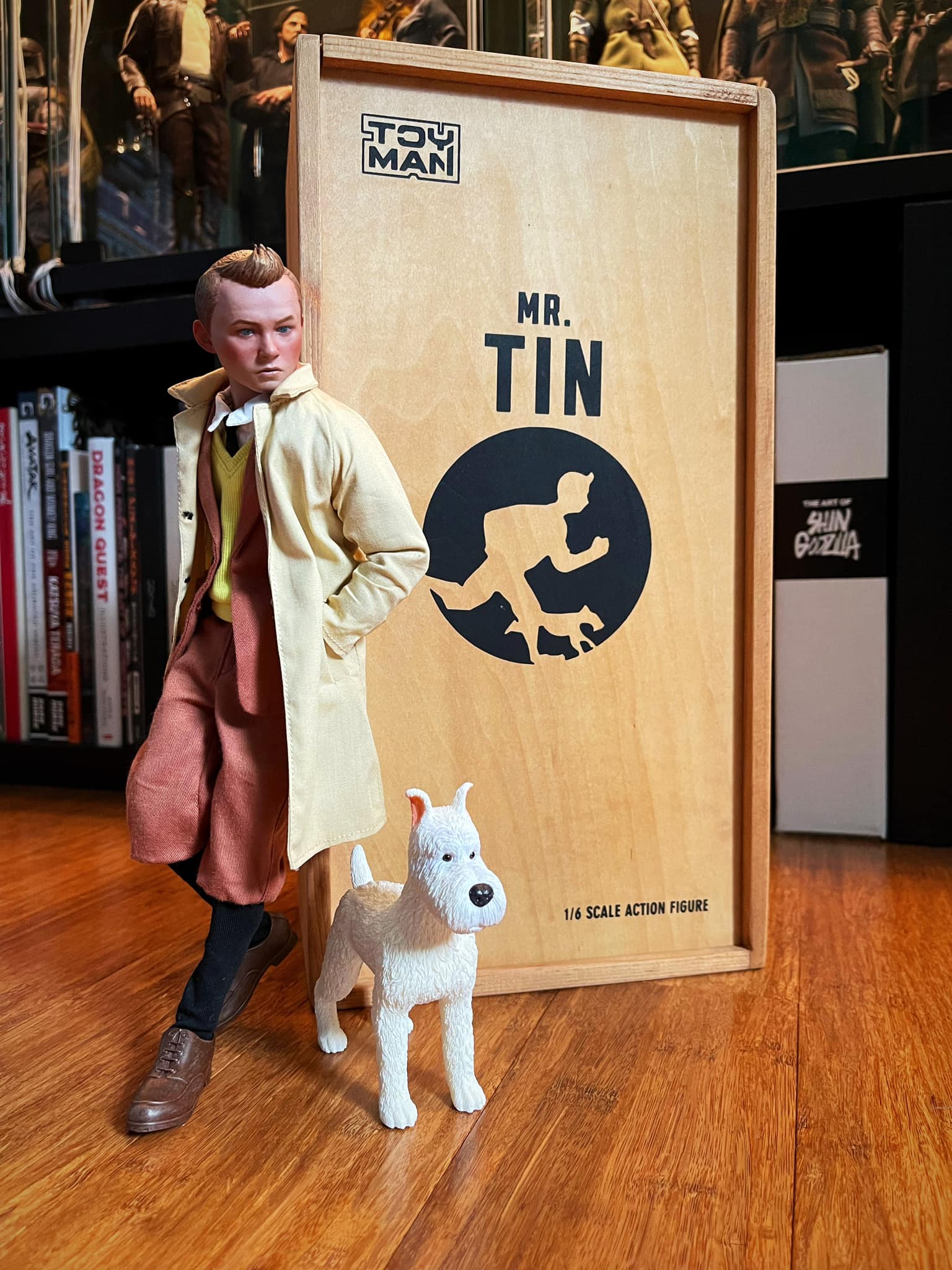 Custom Tintin figure from the film