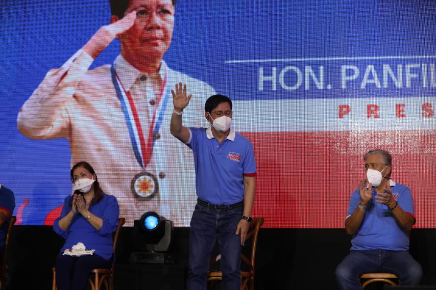 LOOK: Partido Reporma standard... - Philippine News Agency