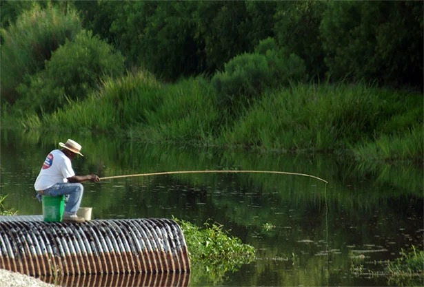 cane pole fishing florida Bamboo Vintage with Bobber, Hook, Line and Sinker Cane pole Fishing for Big