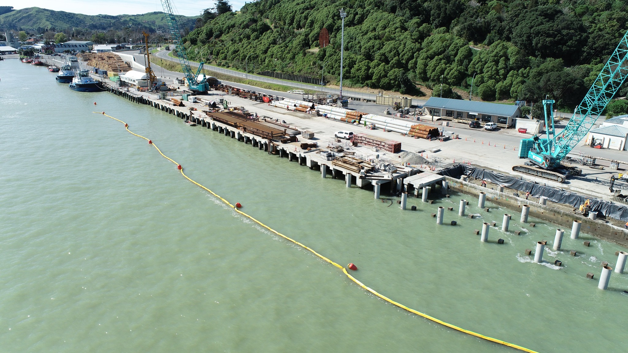 Eastland Port - 🛠️ Wharf 7 taking shape 🛠️ The remaining...
