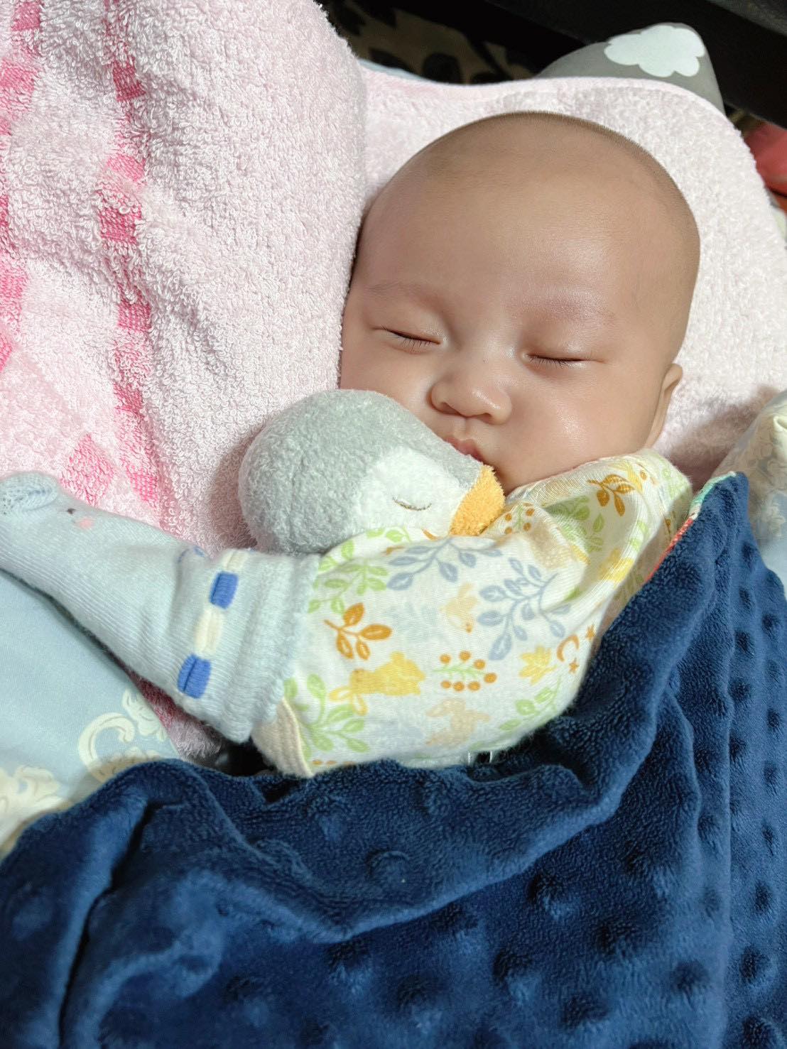 椎名翼 - 小栗子抱著🐧和叔叔姨姨說晚安💤 叔叔姨姨不要太晚睡了 愛你們，啾咪😘 #2025年 #小栗子... | Facebook