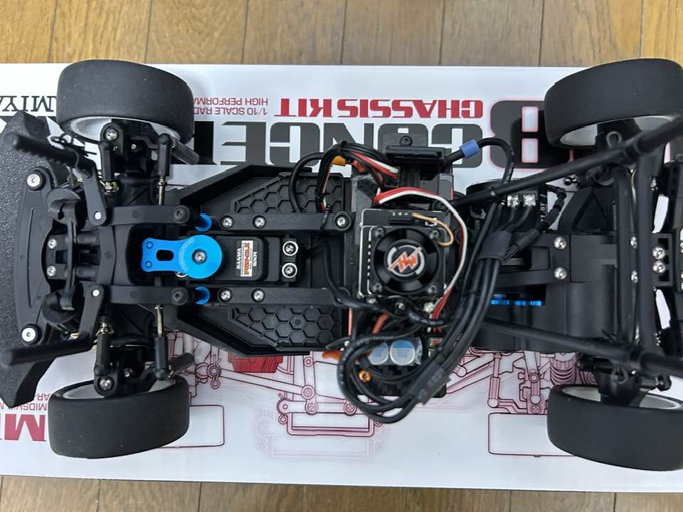 M-08 concept with Tamiya 21.5t brushless motor