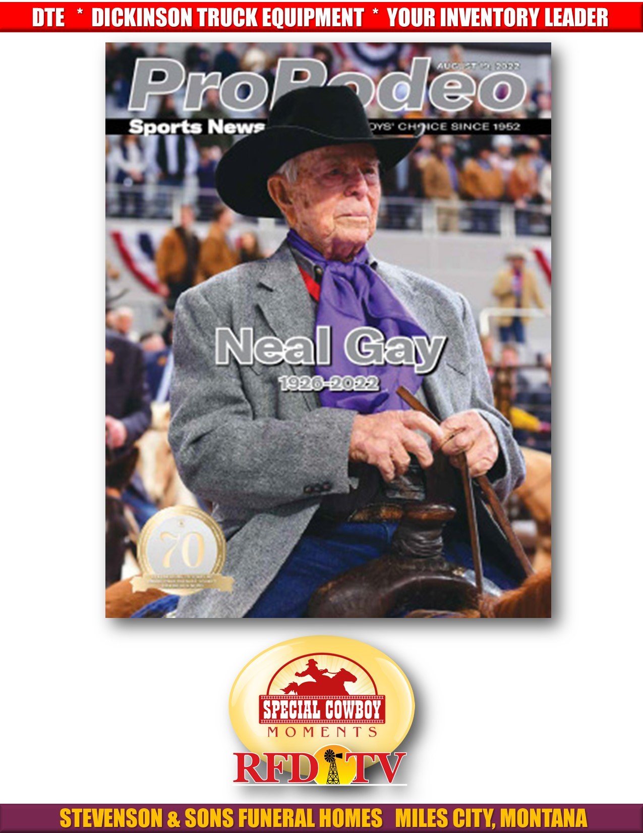 Wild Rides TV - REMEMBERING NEAL GAY Big day tomorrow in...
