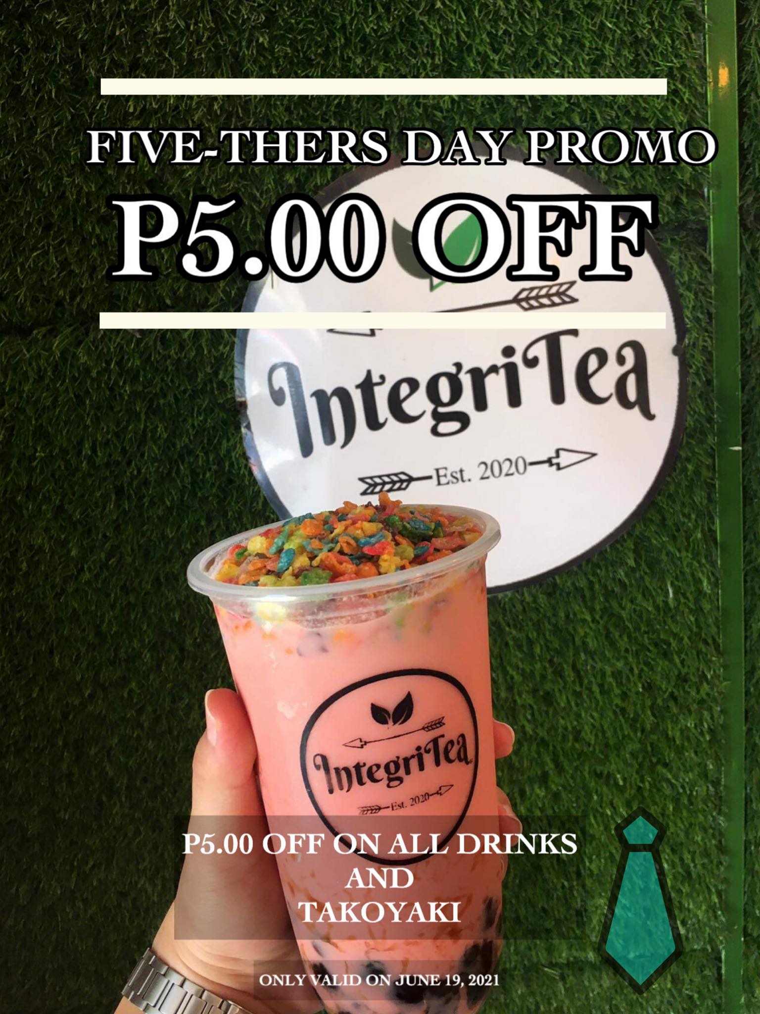 IntegriTea - FIVE-THERS DAY PROMO!! It’s your turn to...