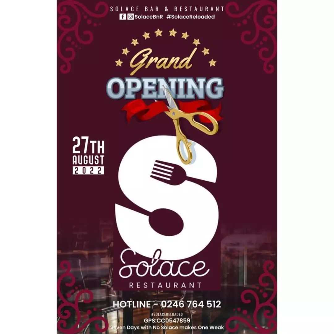 Ghkwaku - On the 27th August. Grand opening of the all new solace Bar ...