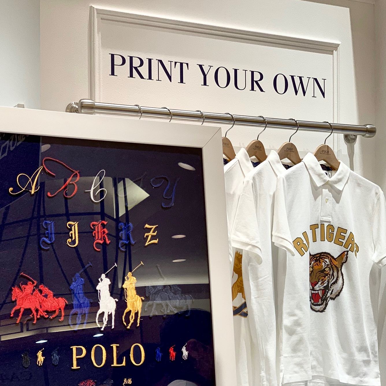 POLO RALPH LAUREN 」 Create Your Own ◎8月9日（火）まで ◎1階 