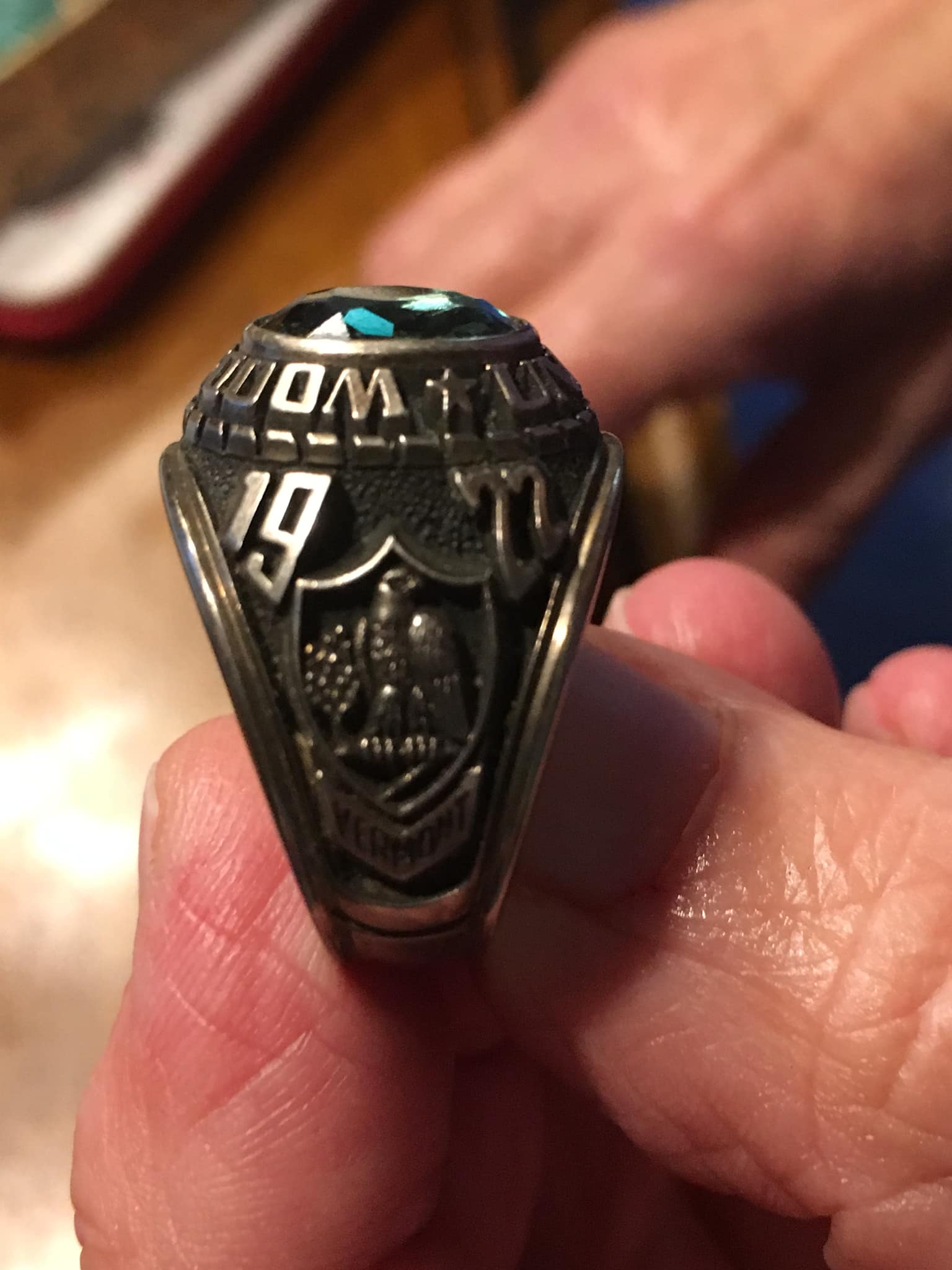 Another class ring found by a metal detector!! We think it is a 