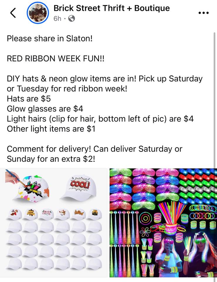 Slaton ISD - --RED RIBBON WEEK AT SFA-- Follow Your... | Facebook