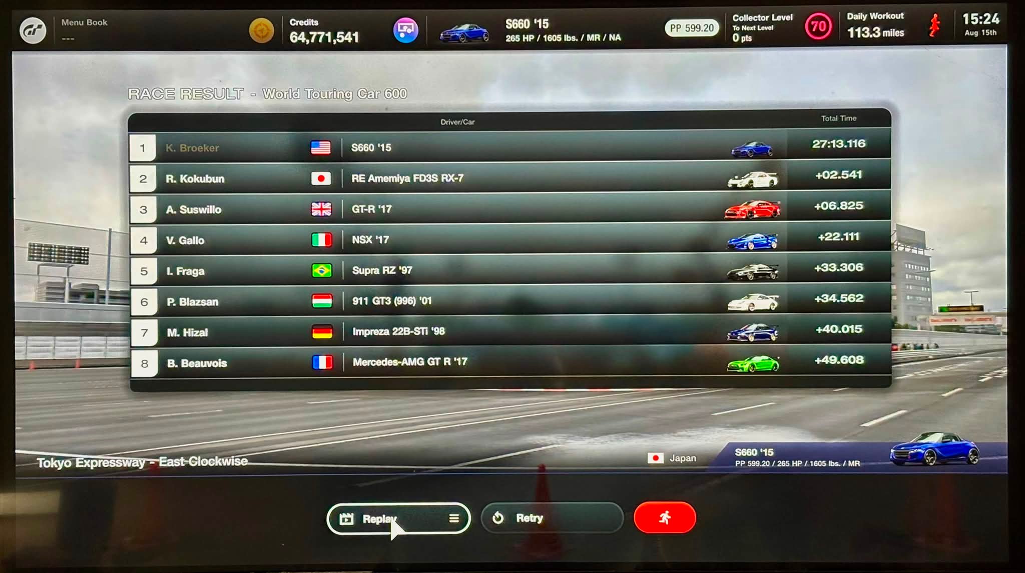How to win Tokyo 600 with AT and controller in Gran Turismo 7