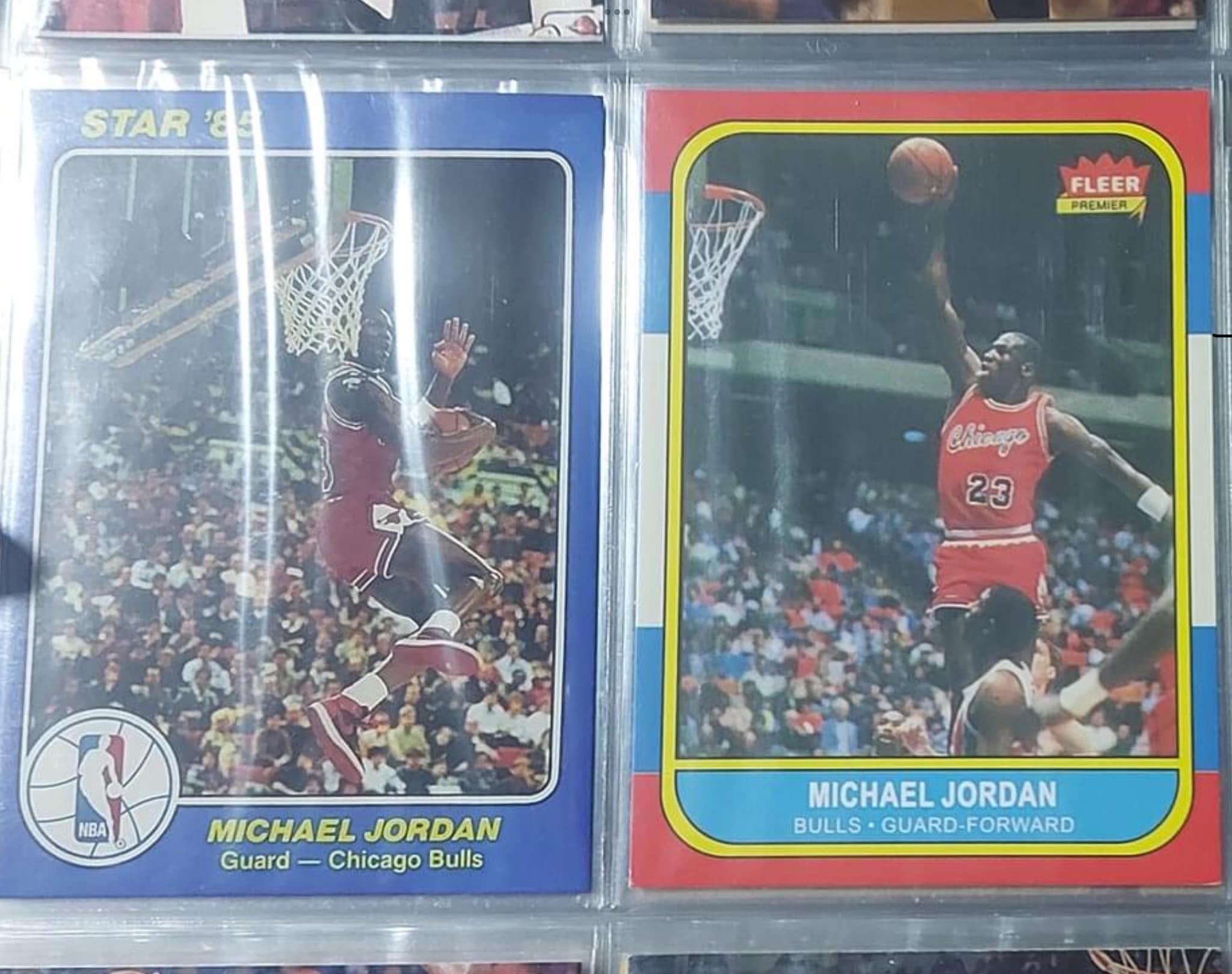 How to assess if a star 85 basketball card is legit or a reprint?
