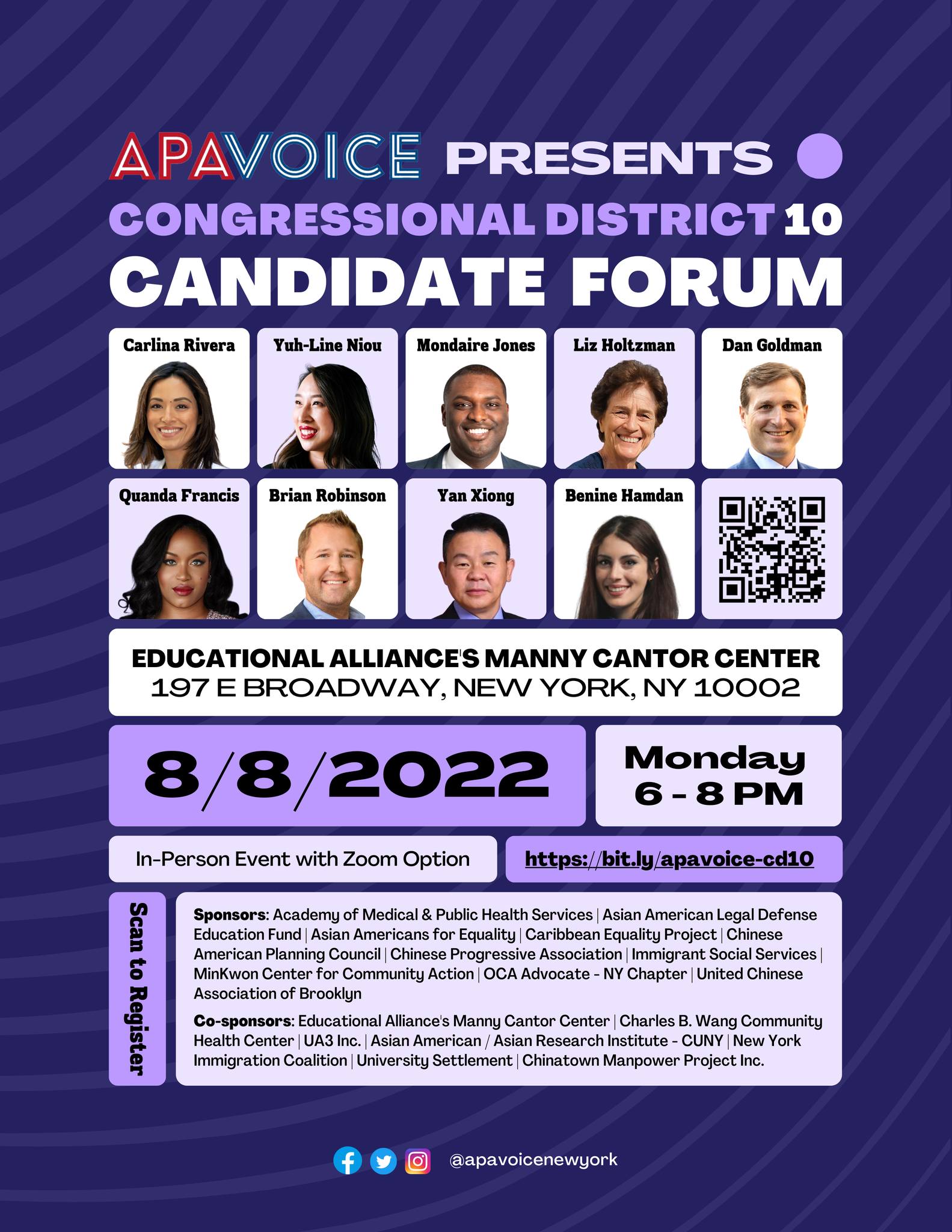 Join @apavoicenewyork as we host a candidate forum as we host the ...