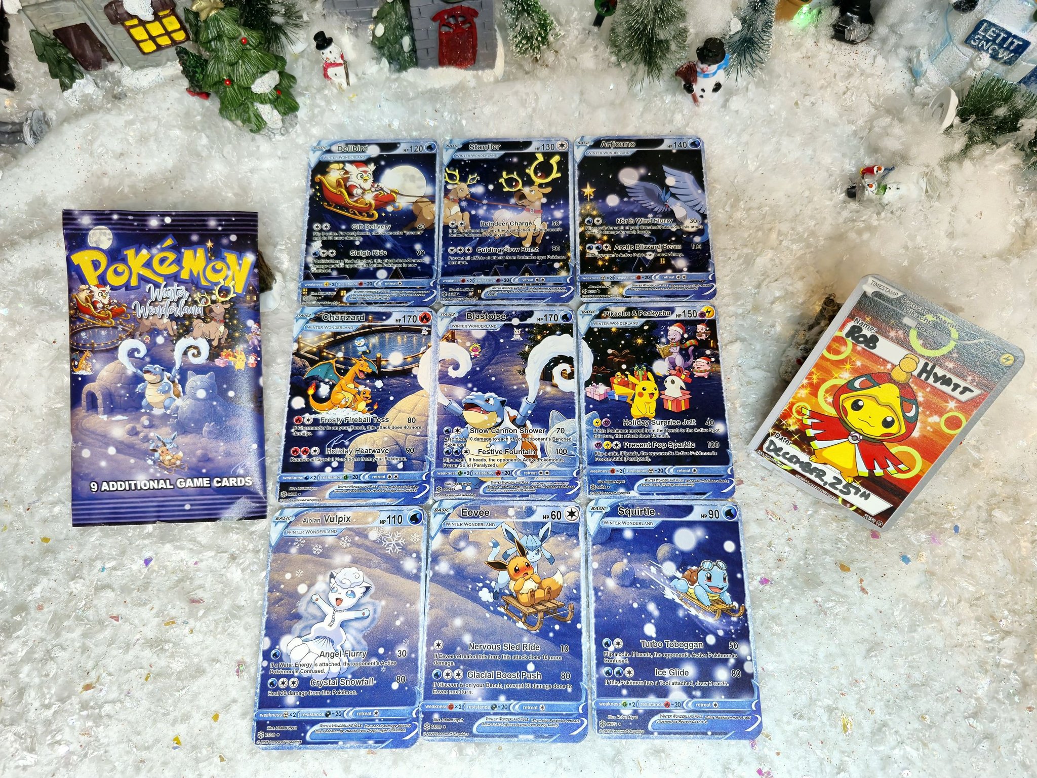 New Korean Pokemon cards Christmas gift
