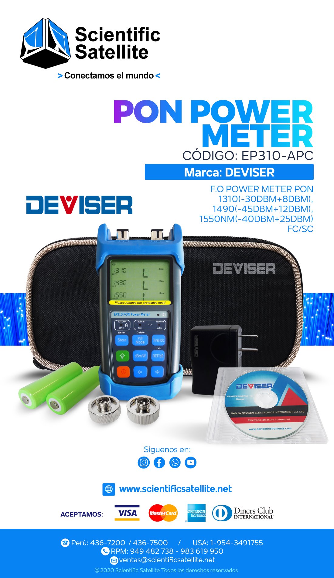 🌐 PON POWER METER / DEVISER 🌐... - Scientific Satellite